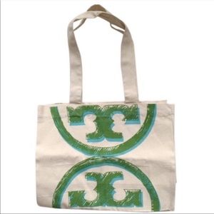 Tory Burch Canvas Reusable Logo Tote
